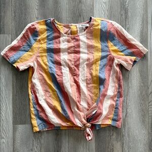 Madewell Button-Back Top, Size Small